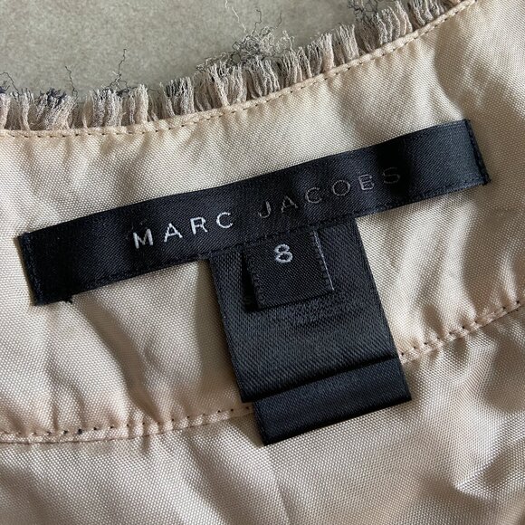 2000s Marc Jacobs Silk Ruffle Dress ASO Gilmore Girls - Picture 5 of 9